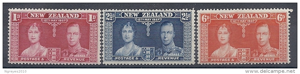 140014344  N.  ZELANDA  G,B,  YVERT    Nº  233/5   */MH - Unused Stamps
