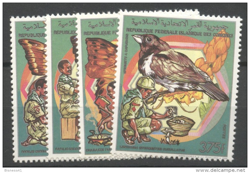 Comores  N° 492 à 495 Neuf  XX  Cote  9,50 Euros Au Tiers De Cote - Comoren (1975-...)