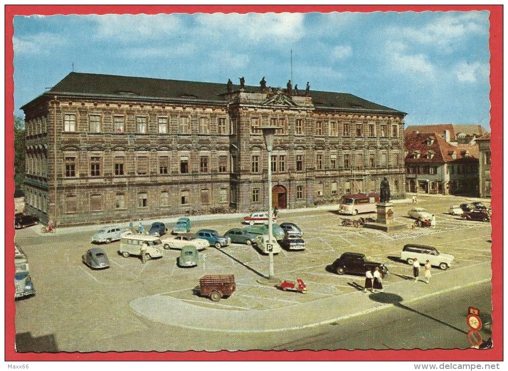 CARTOLINA NV GERMANIA - ERLANGEN - Universitatsstadt - Schloß - Città Universitaria - Castello -  10 X 15 - Erlangen