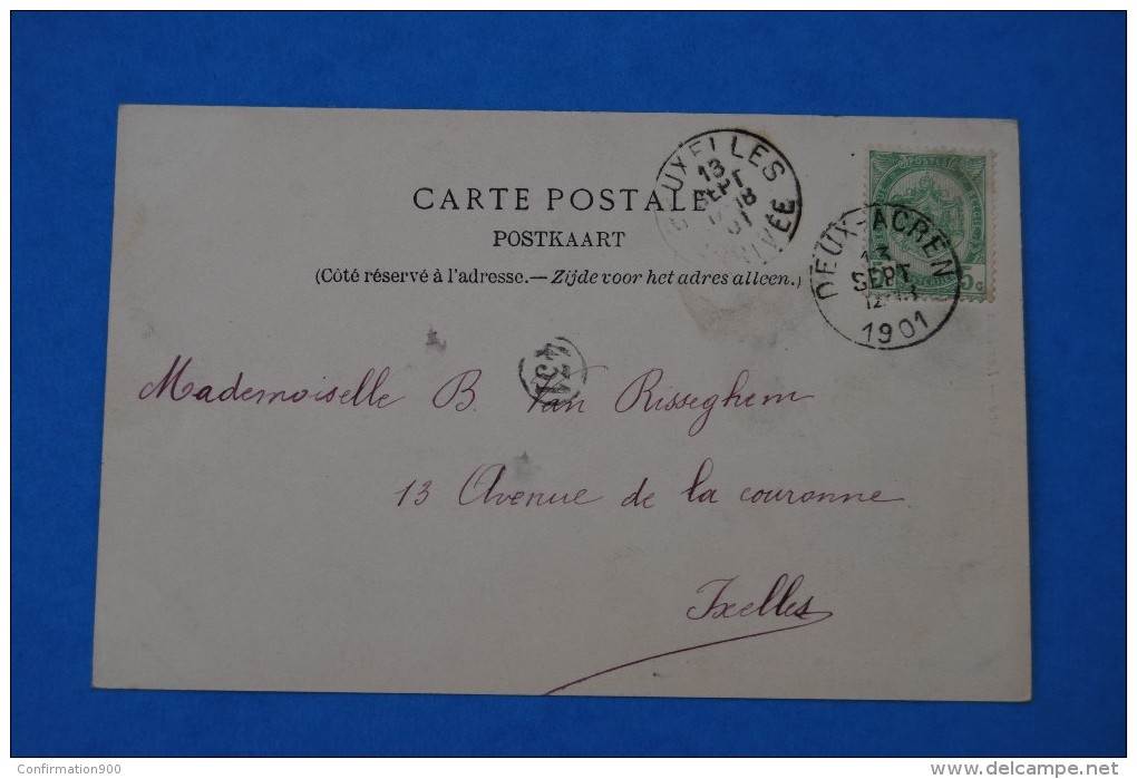 ANCIENNE  CARTES POSTALES ,Lessines La Vieille Dendre 1901 - Lessines