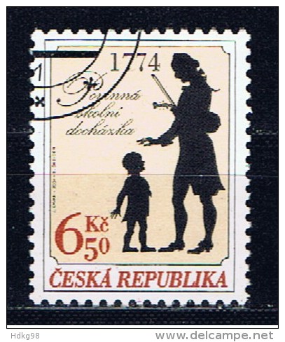 CZ+ Tschechei 2004 Mi 412 Schulpflicht - Used Stamps