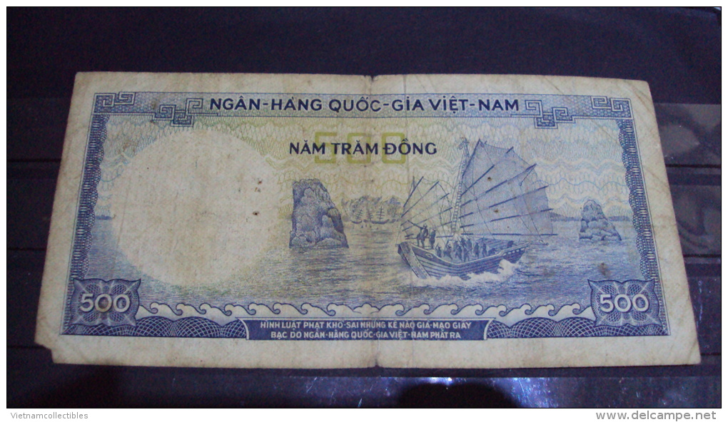 South Viet Nam Vietnam 500 Dong Tran Hung Dao Banknote 1966 - P#23 / 02 Images - Vietnam