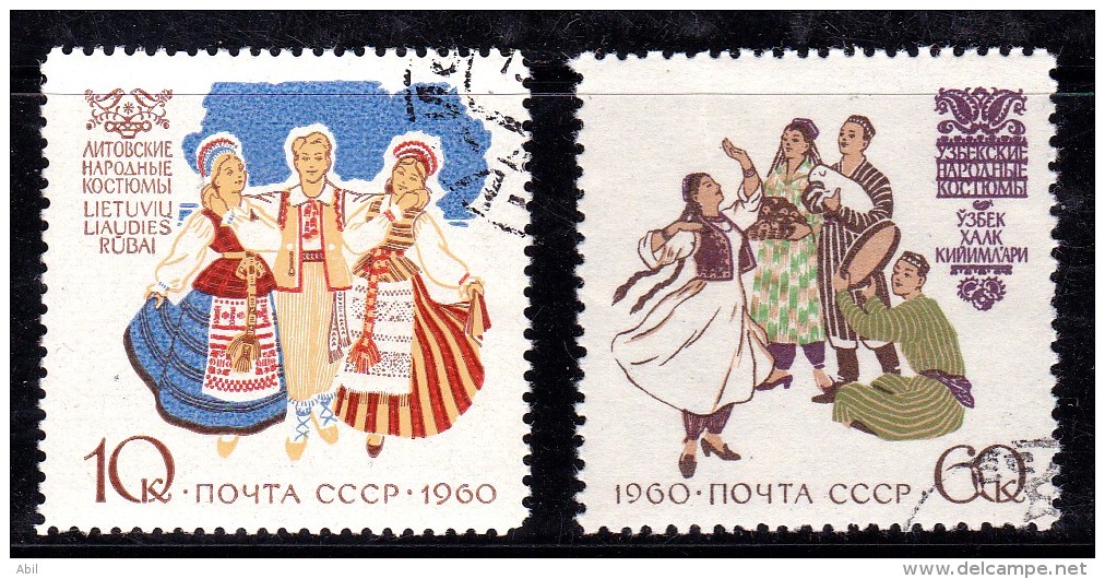 Russie 1960 N°Y.T. :  2364 Et 2365 Obl. - Oblitérés