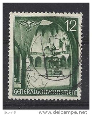 Generalgouvernement 1940  Bauwerke   (o) Mi.43 - Generalregierung