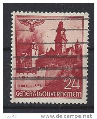 Generalgouvernement 1940  Bauwerke   (o) Mi.45 - Generalregierung