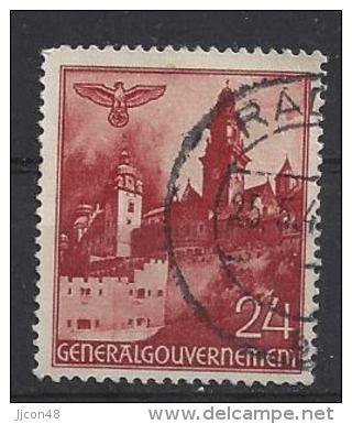 Generalgouvernement 1940  Bauwerke   (o) Mi.45 - General Government