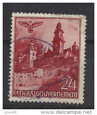 Generalgouvernement 1940  Bauwerke   (o) Mi.45 - Gouvernement Général