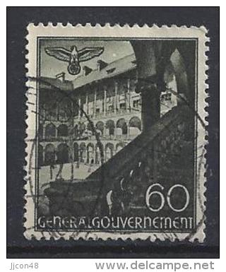 Generalgouvernement 1940  Bauwerke   (o) Mi.49 - Gouvernement Général