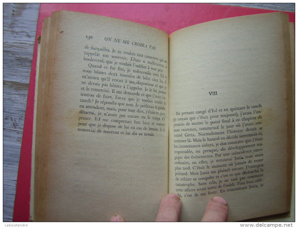 POLICIER  SERIE BLEME GORDON Mc DONNELL ON NE ME CROIRA PAS    GALLIMARD N° 19 EO   1951 AVEC JAQUETTE