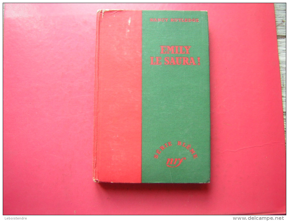 POLICIER  SERIE BLEME NANCY RUTLEDGE  EMILY LE SAURA !  GALLIMARD N° 6  EO   1950 SANS JAQUETTE - Série Blême