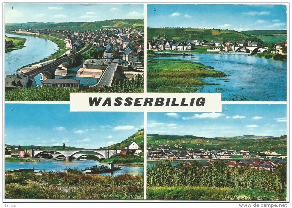 Luxembourg - Wasserbillig - Vue Générale - Ponts Sûre -  Moselle - Frontière Luxembourg - Allemagne - Esch-Alzette