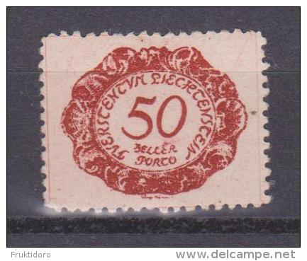 Liechtenstein Portomarken Mi 8 (1920) - Postage Due