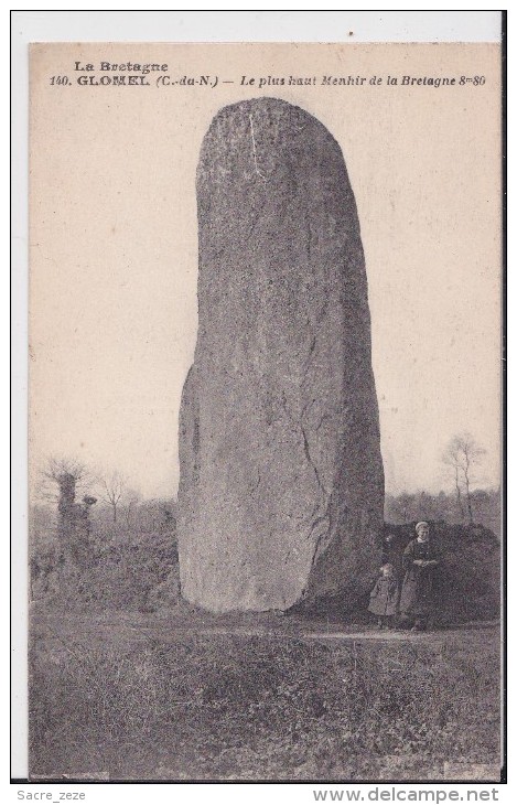 GLOMEL(22)neuve-le Plus Haut Menhir De Bretagne - Autres & Non Classés