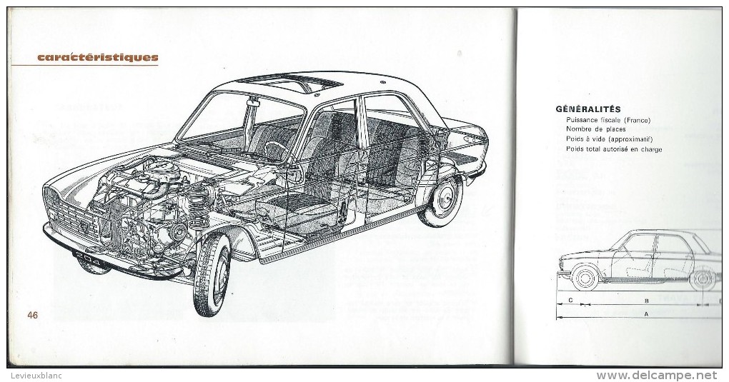 Notice De Conduite Et Entretien/ 204 Peugeot/ Vers 1966      AC93 - Voitures