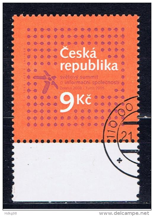 CZ+ Tschechei 2005 Mi 449 Informationsgesellschaft - Used Stamps