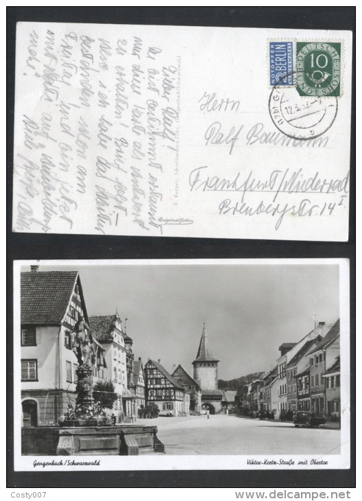 Germany 1952 Postal History Rare Old Postcard Postal Stationery D.497 - Postcards - Used