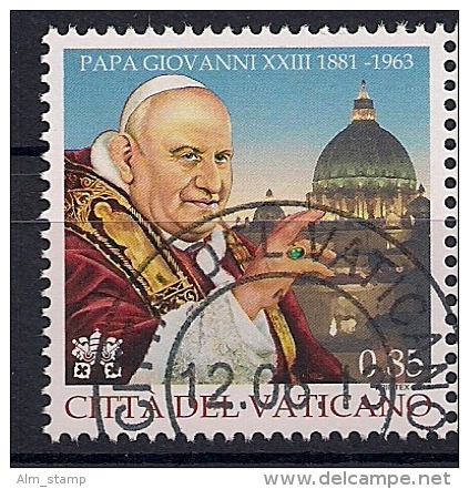 2013 Vatikan Mi. 1774 Used 50. Todestag Von Papst Johannes XXIII - Oblitérés