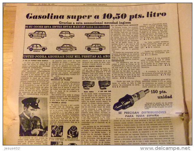 PERIODICO LA VANGUARDIA 1972 OBRAS DE METRO EN UNIVERSIDAD - [1] Until 1980