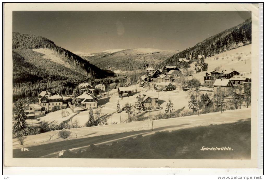 SPINDELMÜHLE; SPINDLERUV MLYN -  Panorama Im Winter Um 1940, Sudeten - Repubblica Ceca