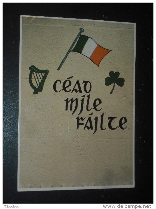 LETTRE IRLANDE IRELAND EIRE AVEC YT 753 - COLLIER DE GLENINSHEEN - CPM AN IRISH GREETING - - Lettres & Documents