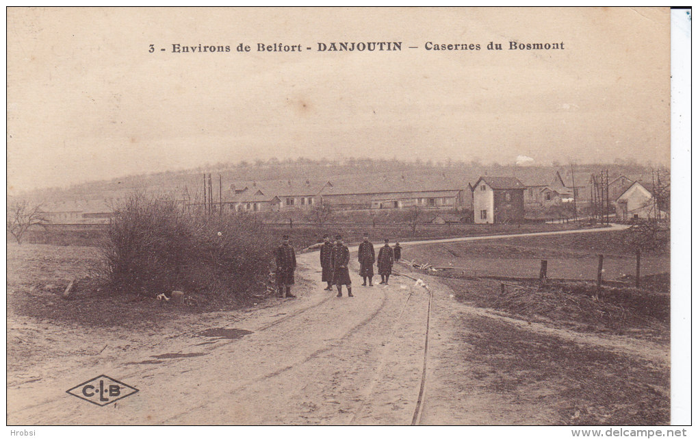 DANJOUTIN,  Casernes Du Bosmont, écrite - Danjoutin