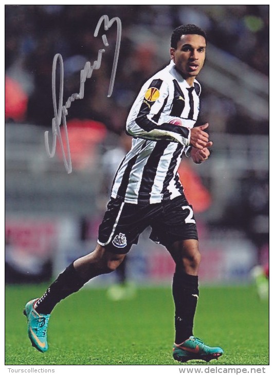 DEDICACE Autographe Football De Sylvain MARVEAUX (France) Jouait à Rennes De 2006 à 2011 Joue à Newcastle Depuis 2011 - Autres & Non Classés