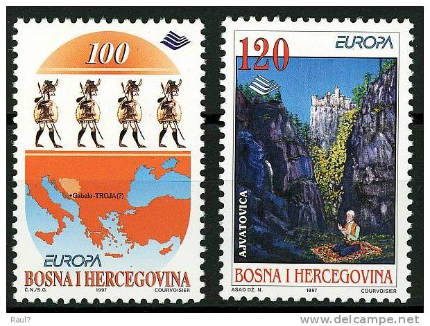 EUROPA -CEPT 1997 BOSNIA  2 V NEUF ** (MNH) - 1997