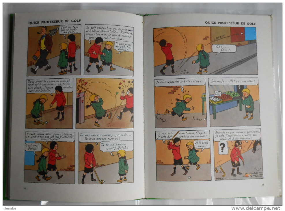 QUICK ET PFLUKE Par HERGE : Les Exploits Tome 3 édition 1975 - Quick Et Flupke