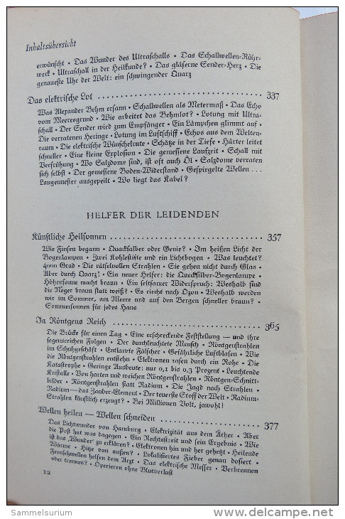 Eduard Rhein "Du und die Elektrizität" vom Wesen und Wirken einer unfaßbaren Kraft, Erstauflage von 1940