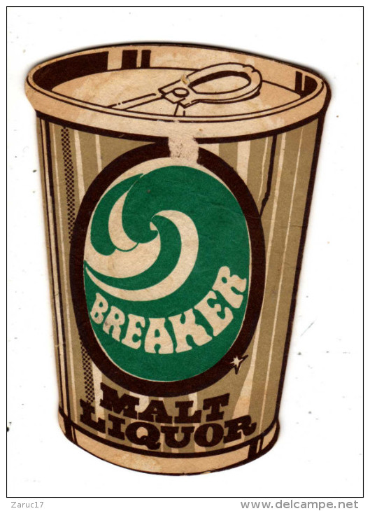 UN SOUS BOCK BREAKER REAL MALT LIQUOR  THERE S MORE TO BREAKER THAN YOU THINK BIERE - Sous-bocks