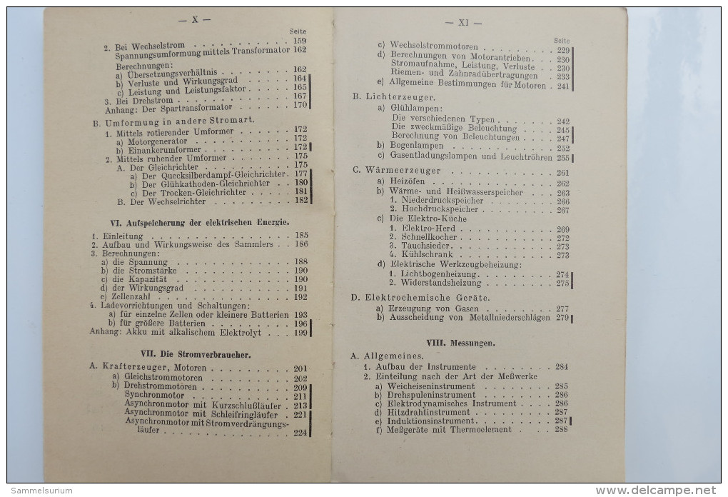 Benedikt Gruber "7 Formeln Genügen Im Elektrohandwerk", Von 1938 - Técnico