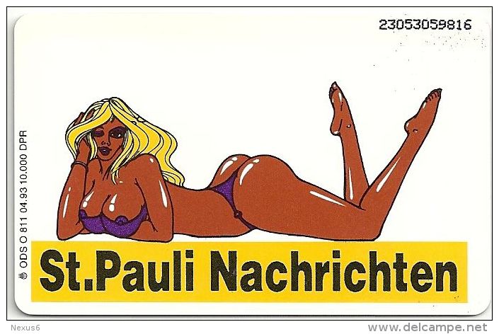Germany - O 0811-04.93 St. Pauli Nachrichten 6, 10.000ex, Used - O-Series: Kundenserie Vom Sammlerservice Ausgeschlossen