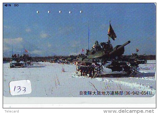 Télécarte WAR TANK (133) MILITAIRY LEGER ARMEE PANZER Char De Guerre * KRIEG * Phonecard Army - Army