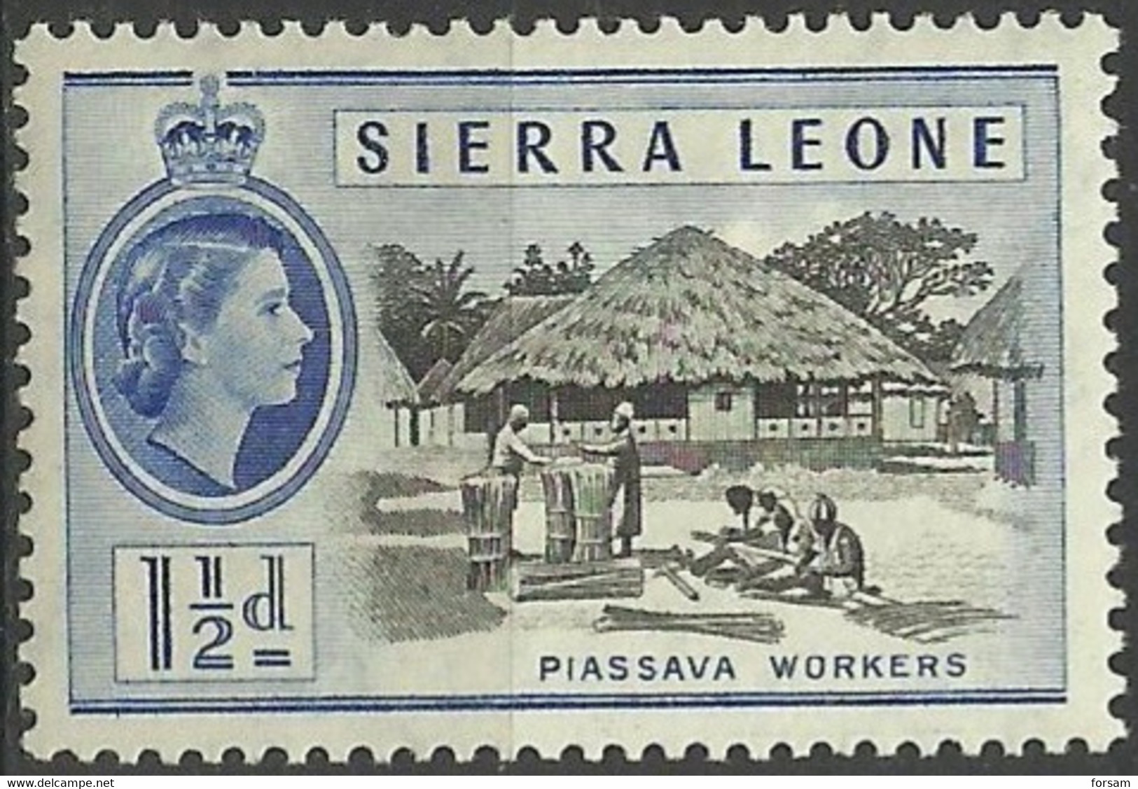 SIERRA LEONE..1956..Michel # 178...MLH. - Sierra Leone (...-1960)