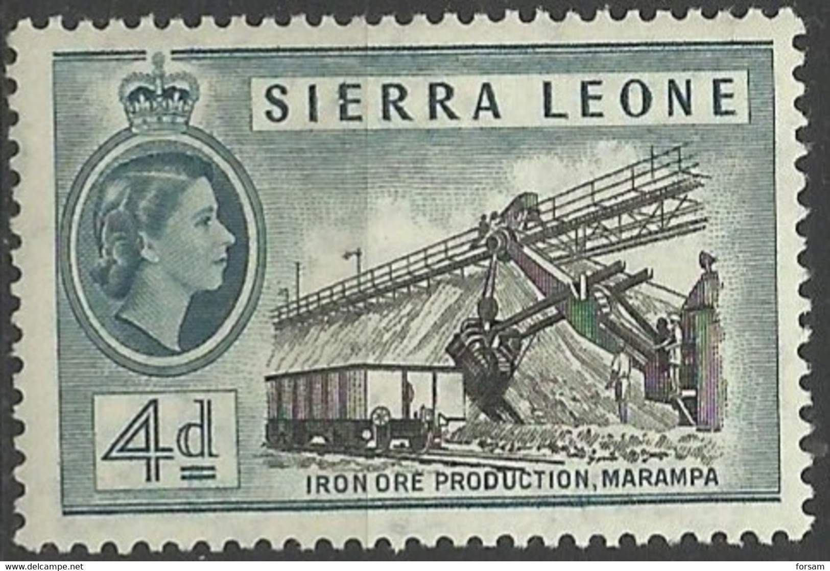 SIERRA LEONE..1956..Michel # 181...MLH. - Sierra Leone (...-1960)