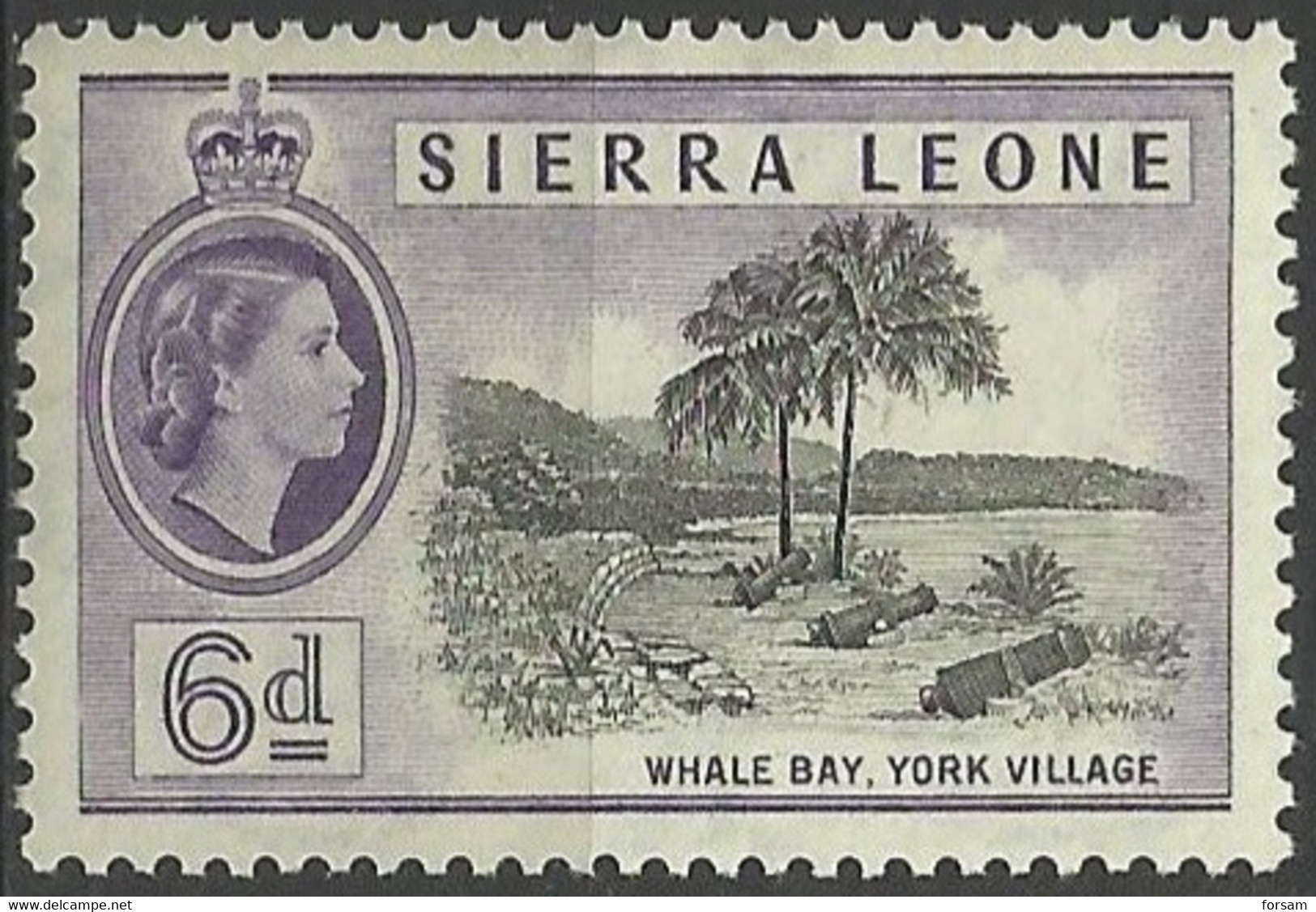 SIERRA LEONE..1956..Michel # 182...MLH. - Sierra Leone (...-1960)