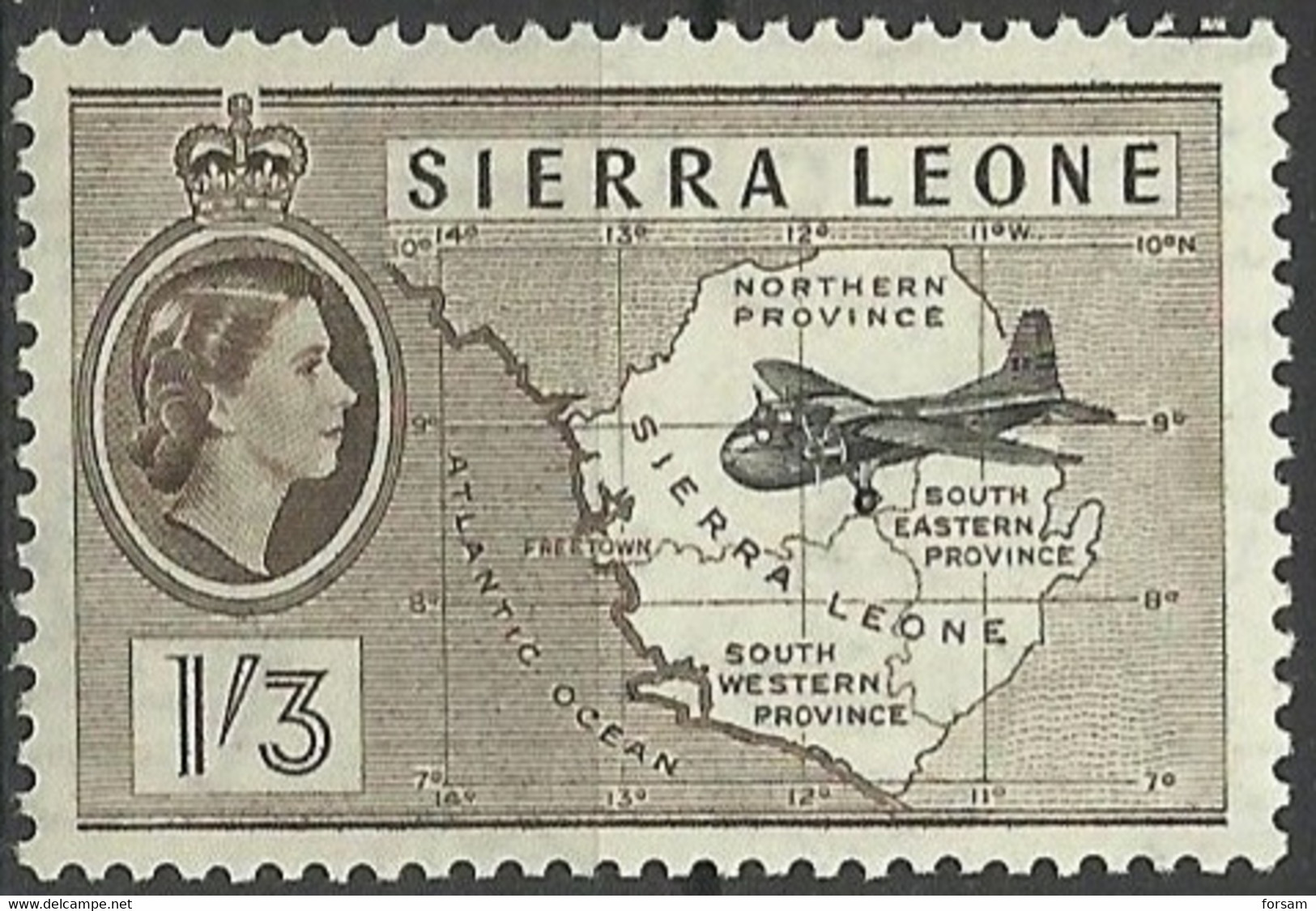 SIERRA LEONE..1956..Michel # 184...MLH. - Sierra Leone (...-1960)