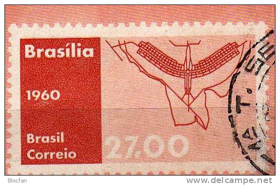 Präsident Kubitschek 1960 Brasilien 988 Block 12 O 2€ WWF Spinne Bf Nature Bloc Famouse People Sheet Of Brasilia Rar!!! - Blocks & Sheetlets