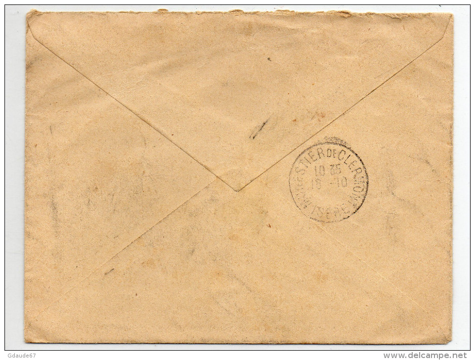 1911 - ENVELOPPE De TREMINIS (ISERE) Avec BOITE MOBILE (NON IDENTIFIEE) - 1921-1960: Période Moderne