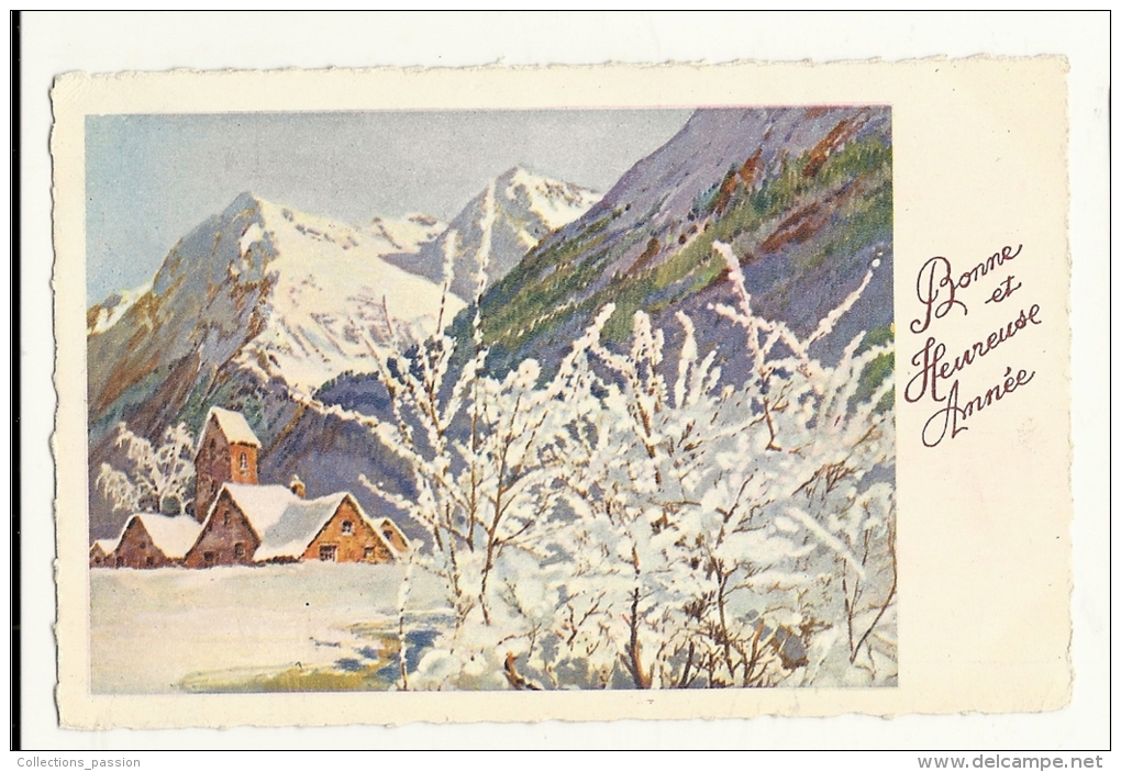 Cp, Nouvel An, Bonne Et Heureuse Année, écrite 1946 - Nouvel An