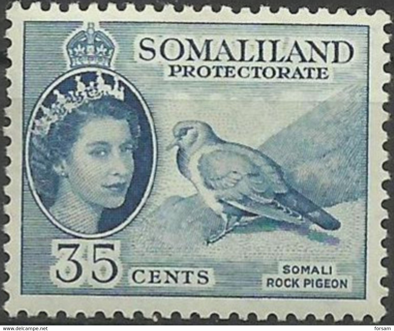 SOMALILAND..1953..Michel # 126...MLH. - Somaliland (Protettorato ...-1959)