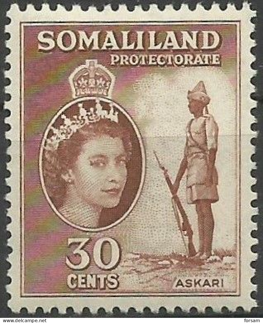 SOMALILAND..1953..Michel # 125...MLH. - Somaliland (Protectorat ...-1959)