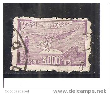 Brasil. Nº Yvert  Aéreo-25 (usado) (o) (defectuoso) - Airmail