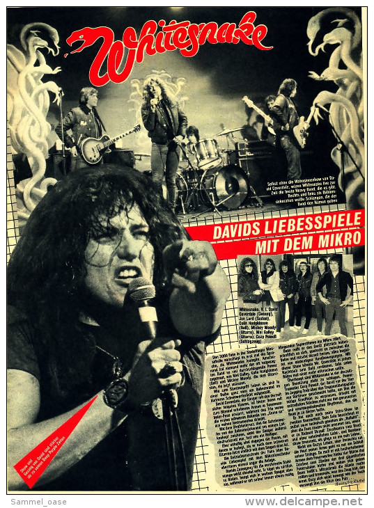 Bravo Zeitschrift Nr. 8 / 1983 Mit : Chris De Burgh  -  Peter Schilling  -  Extrabreit  -  Whitesnake - Enfants & Adolescents