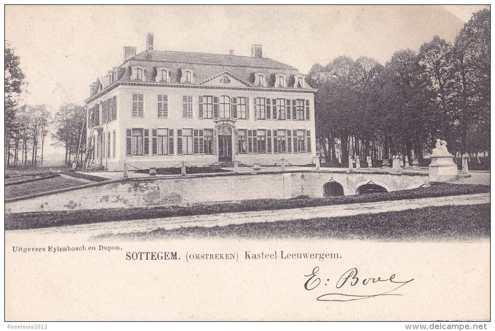 ZOTTEGEM / SOTTEGEM : OMSTREKEN - Kasteel Leeuwergen - Zottegem