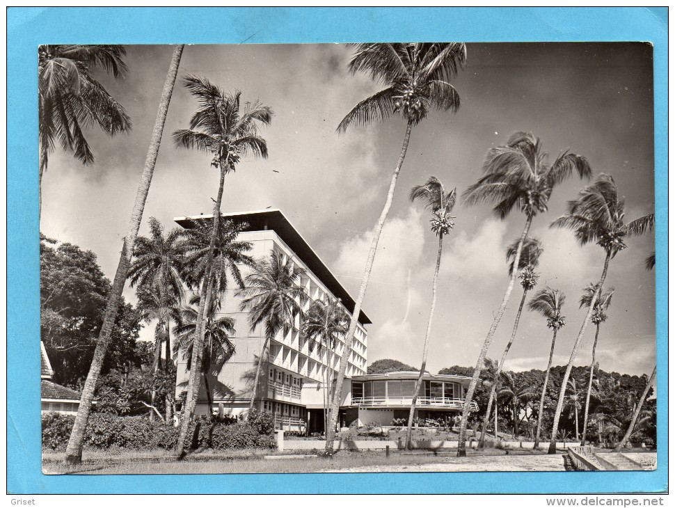 GUINEE FRANCAISE-CONAKRY-"HOTEL DE FRANCE"-belle Flamme Oblit 1958-édition Richard - Guinea