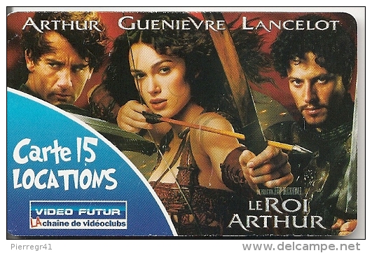 CARTE-VIDEO FUTUR-15 LOCATIONS-LE ROI ARTHUR-TBE - - Abonnement