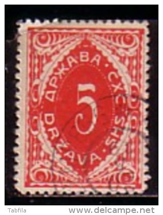 SLOVENIA / SLOVENIE - 1919 - T.Taxe - Emission De Lubliana - Litografie - 5h  Obl. - Slovenia