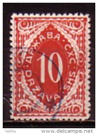 SLOVENIA / SLOVENIE - 1919 - T.Taxe - Emission De Lubliana - Litografie - 10h  Obl. - Slovenië