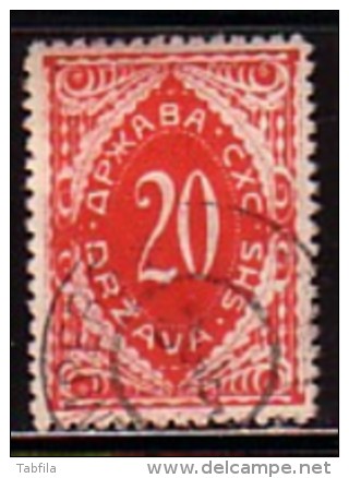 SLOVENIA / SLOVENIE - 1919 - T.Taxe - Emission De Lubliana - Litografie - 20h  Obl. - Slovenië